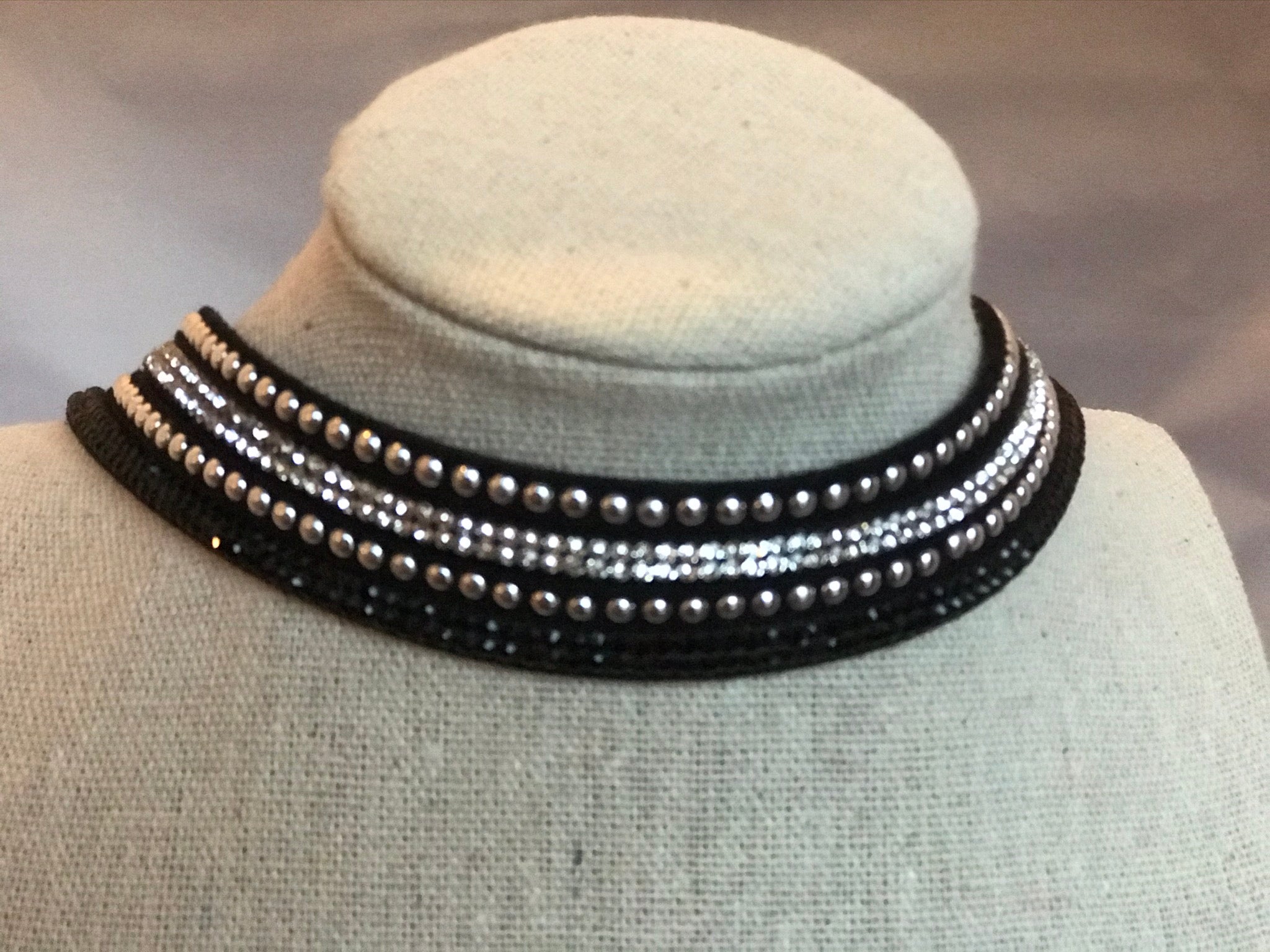 Black wrap bracelet