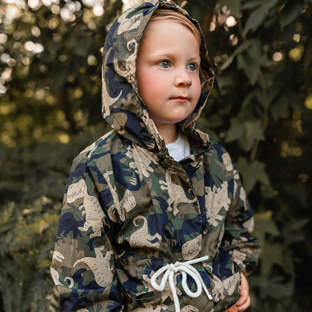 Toddler boys' clothes | Dinosaur windbreaker for fall