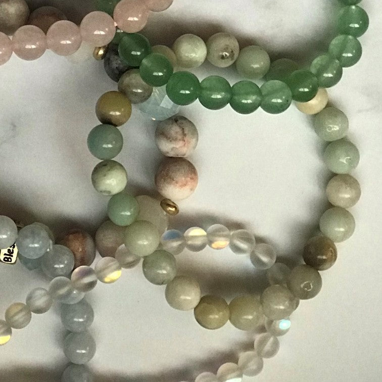 Amazonite stretchy bracelet