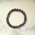 Amethyst stretchy bracelet