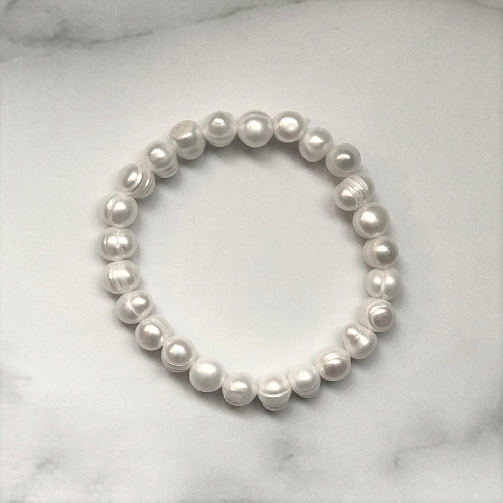 Freshwater pearl stretchy bracelet