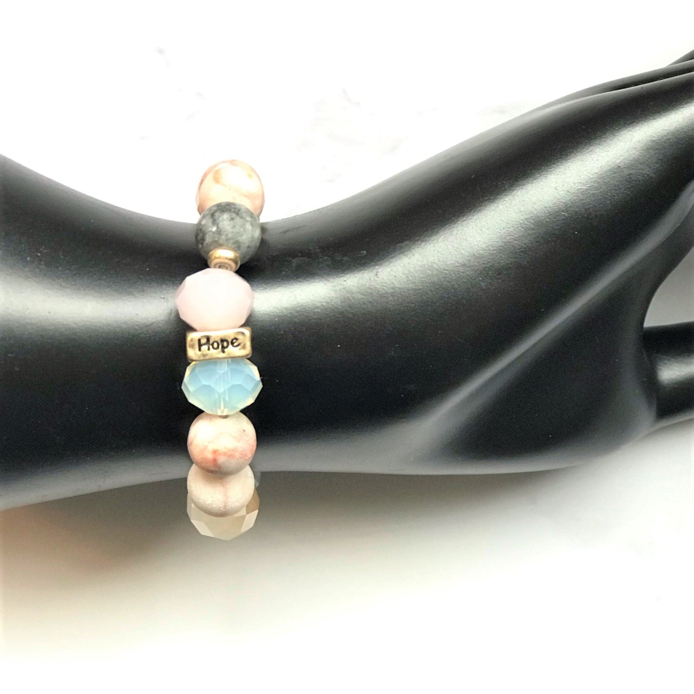 Faith, hope & love bracelet