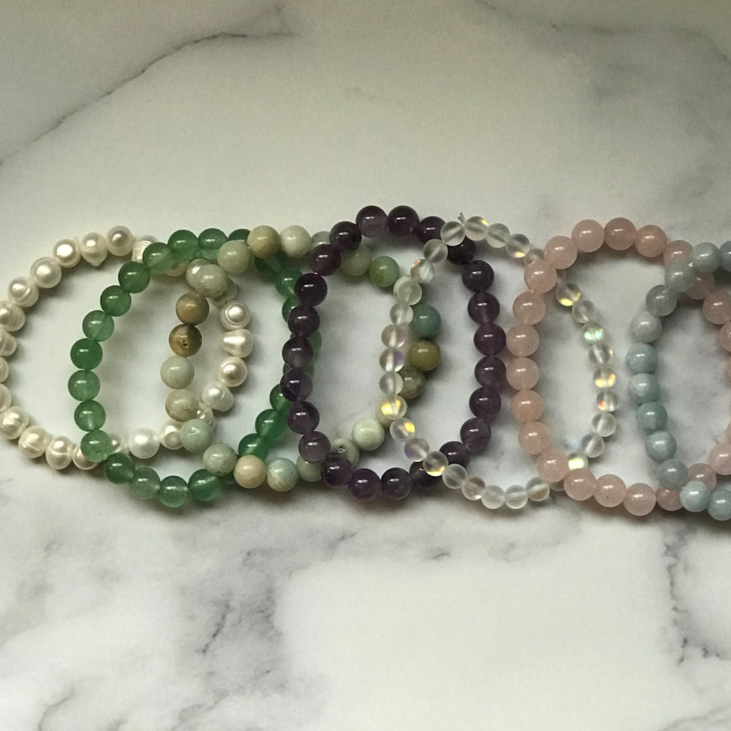 Jade stackable bracelet