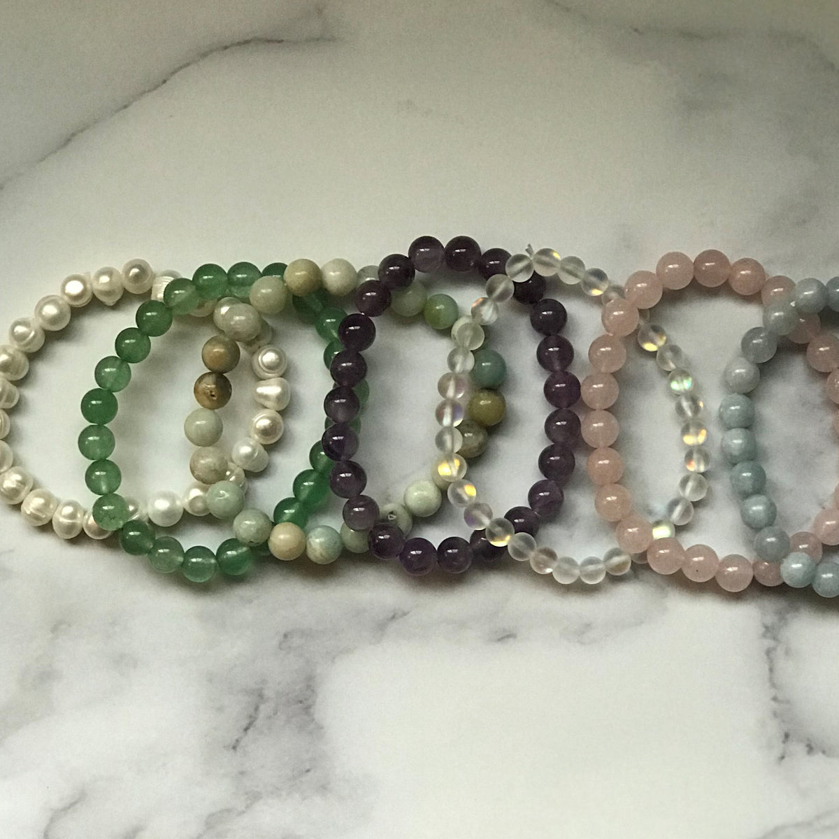 Jade stackable bracelet