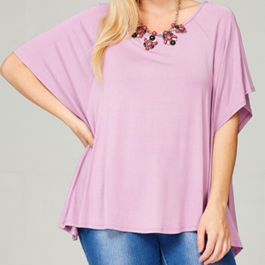 Emerald® soft and stretchy top - lavender