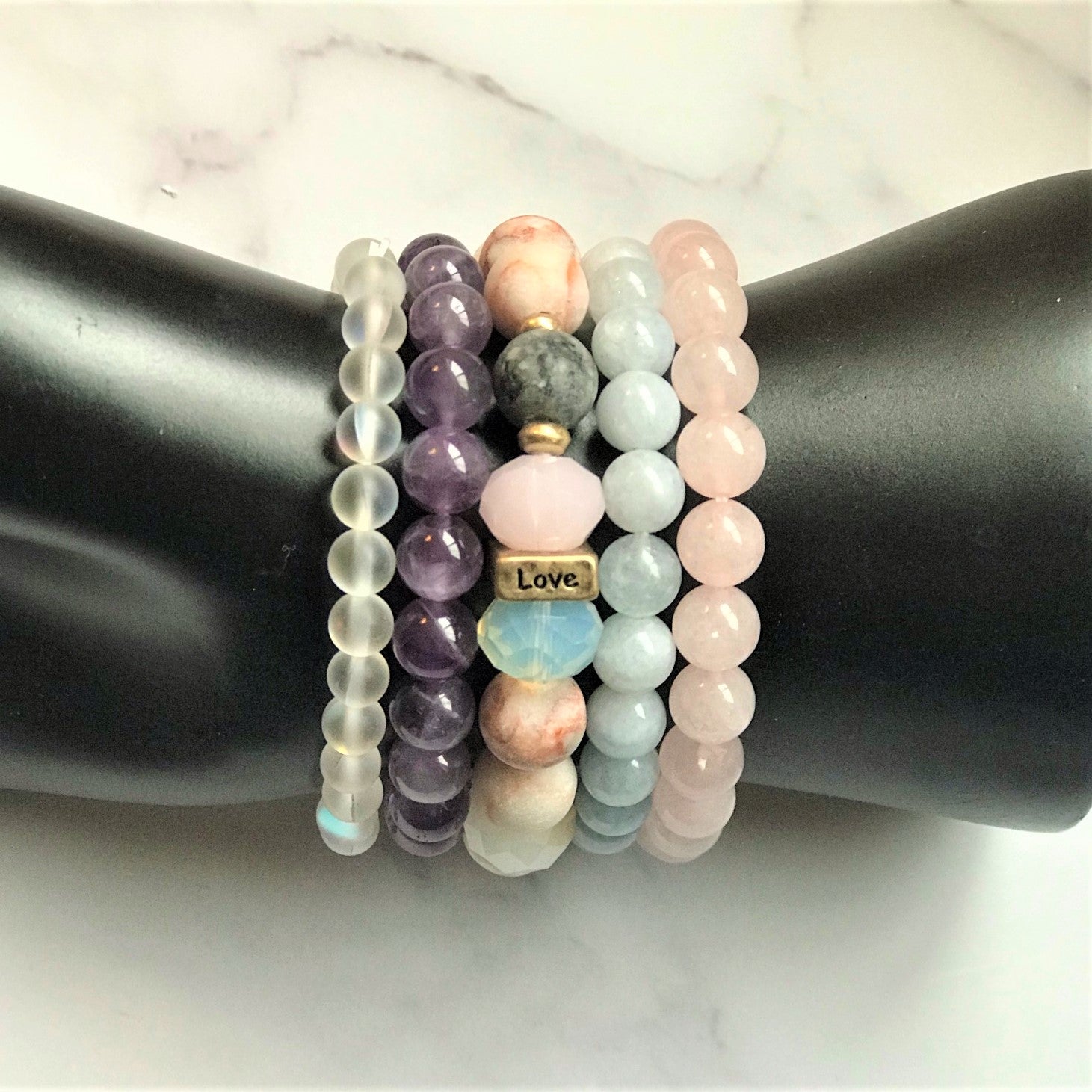 Faith, hope & love bracelet