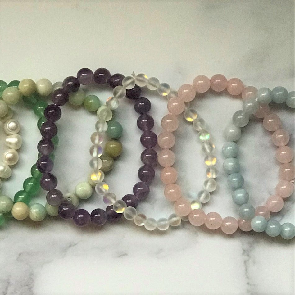 Moonstone stretchy bracelet