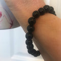 Onyx stretchy bracelet