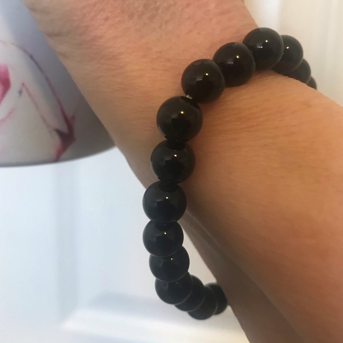 Onyx stretchy bracelet