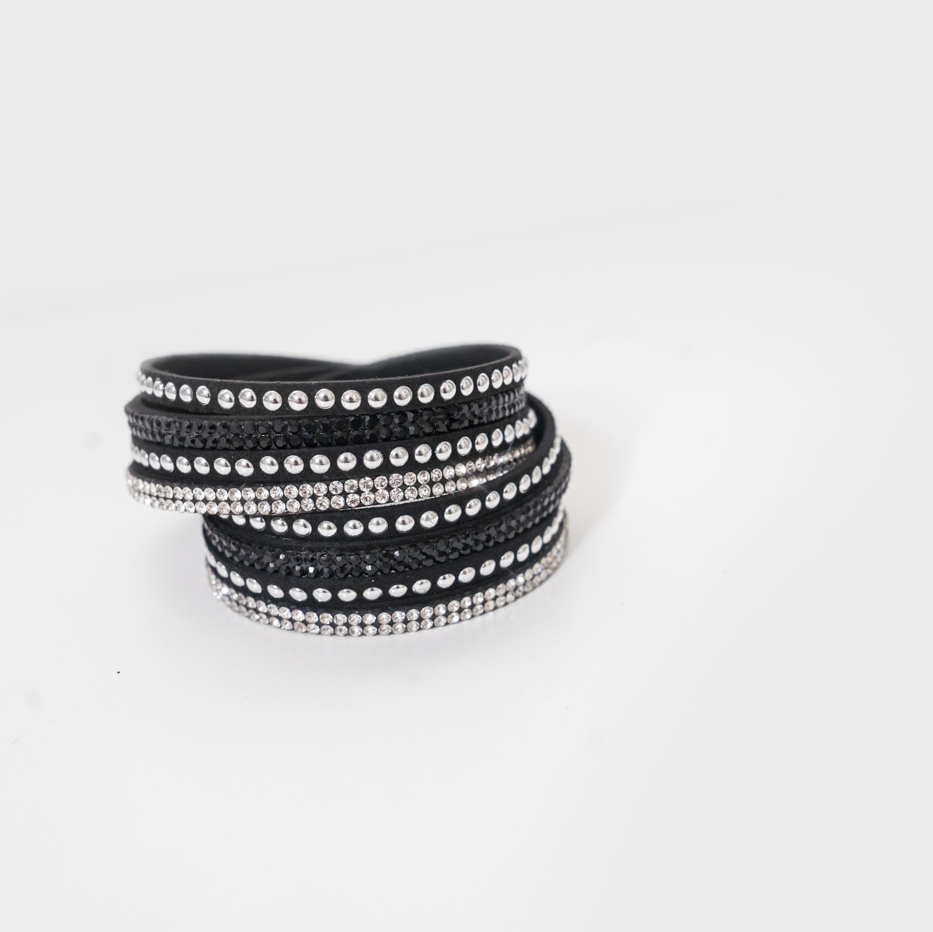Black wrap bracelet