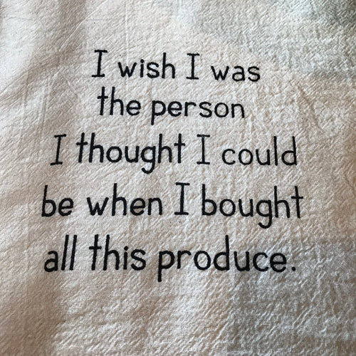 Ellembee® produce tea towel