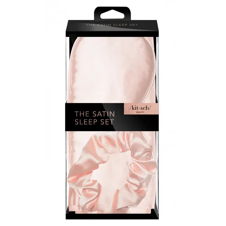 Satin Sleep Set in Blush from Kitsch
