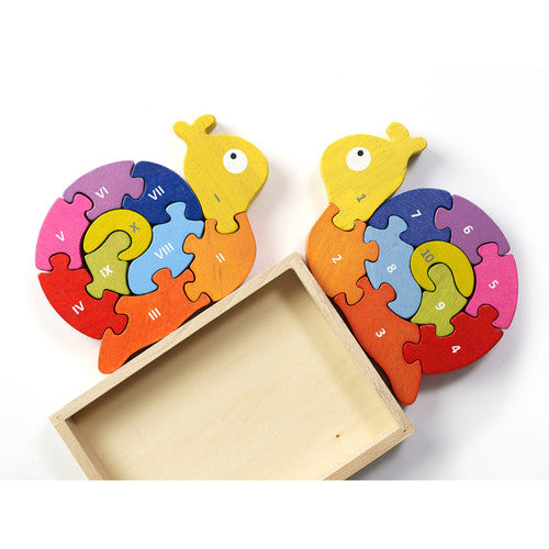 Number Snail Learning Puzzle